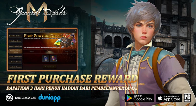 First Purchase Reward - Dapatkan hadiah spesial dari pembelian pertama!🎁